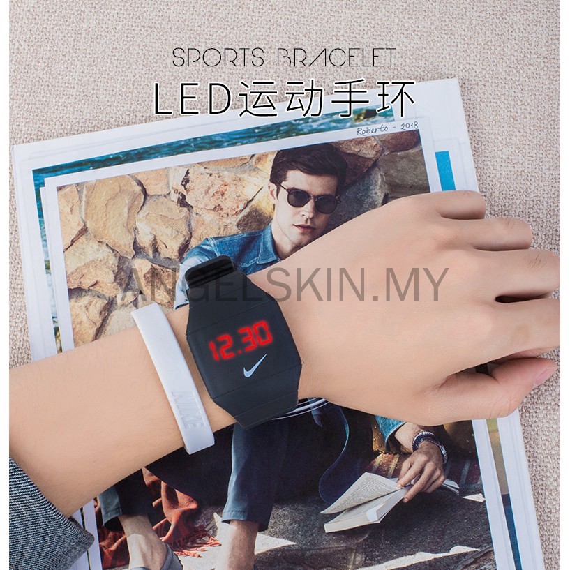 LED Waterproof Digital Sport Students Watch For Men Women