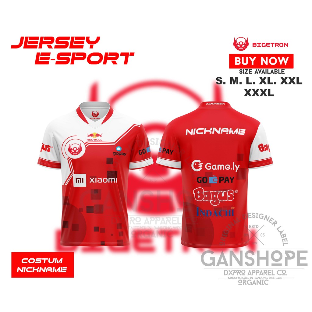 motif jersey esport