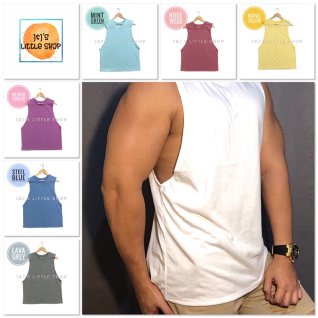 plain muscle tees