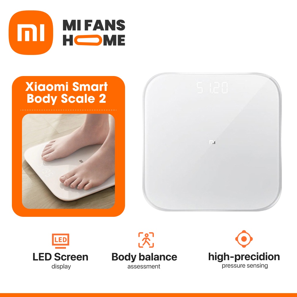 Xiaomi Body Fat Scale 2 Mi Composition Bluetooth 5.0 App Intelligent