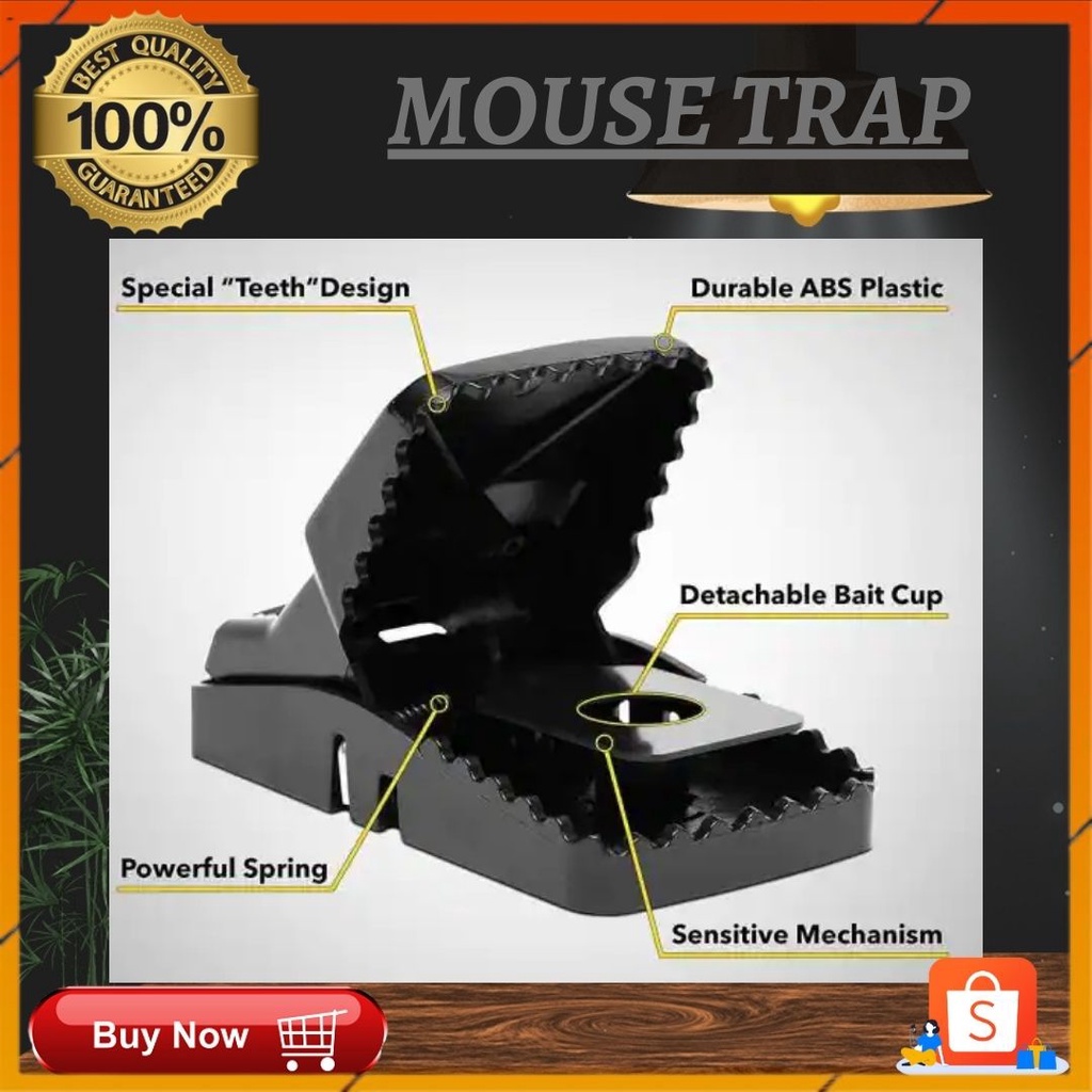 HomeAce Reusable Plastic Mouse Trap Rat Mice Catching Rat Traps Mouse ...