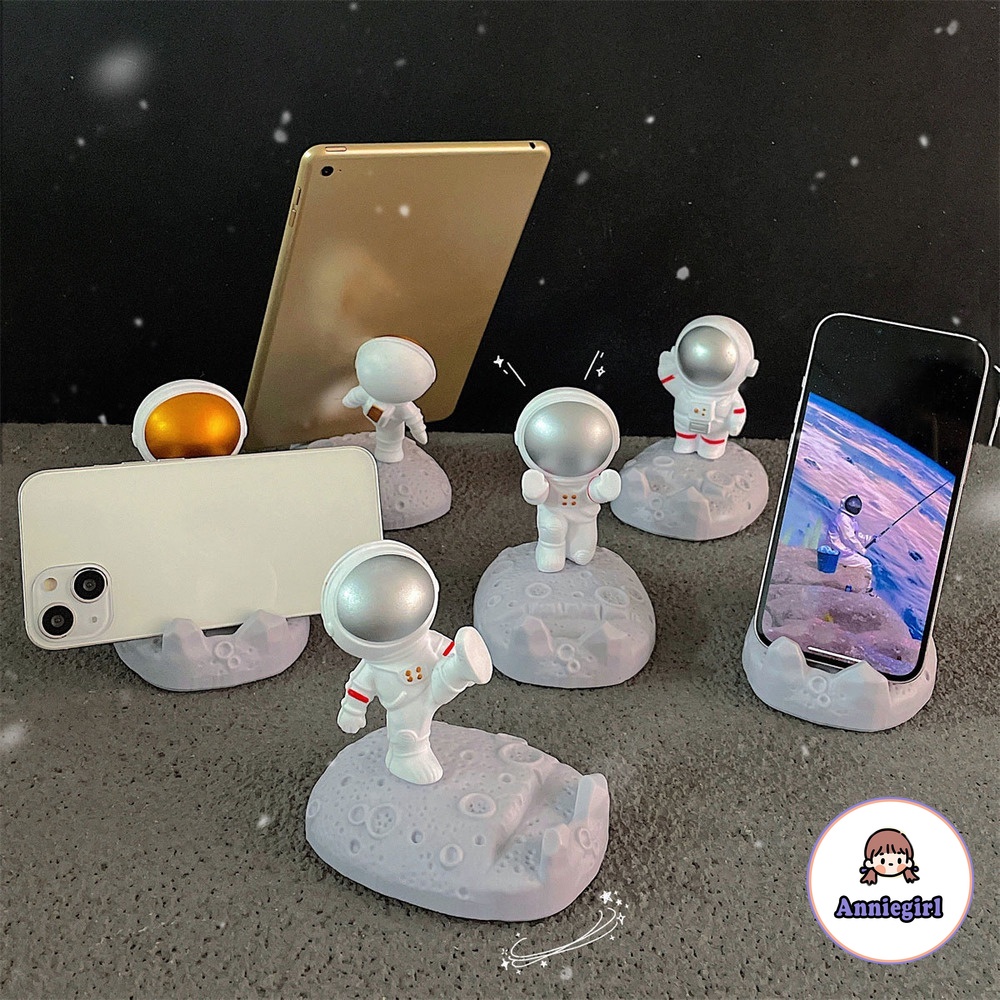 Creative Astronauts Ornaments Universal Cell Mobile Phone Stand Holder ...