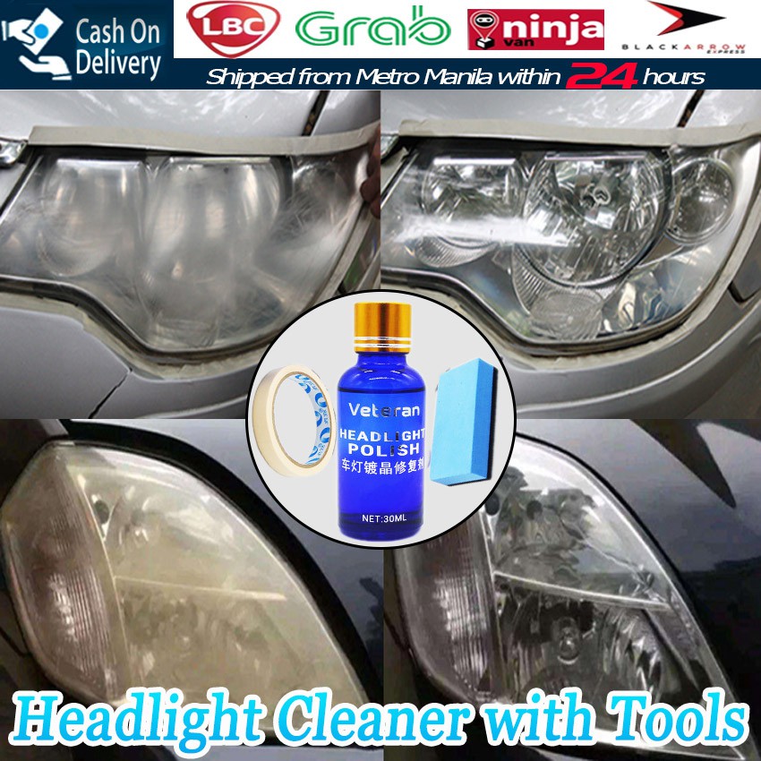 Car Headlight Restoration Kit Auto Headlight Renovation Repair Agent Scratches Lamp Renovation Agent