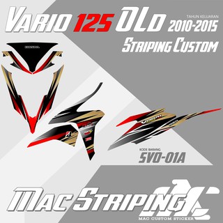 Vario 125 Old Striping Stickers Vario Techno 125 Svo 05 Vario Black Shopee Philippines