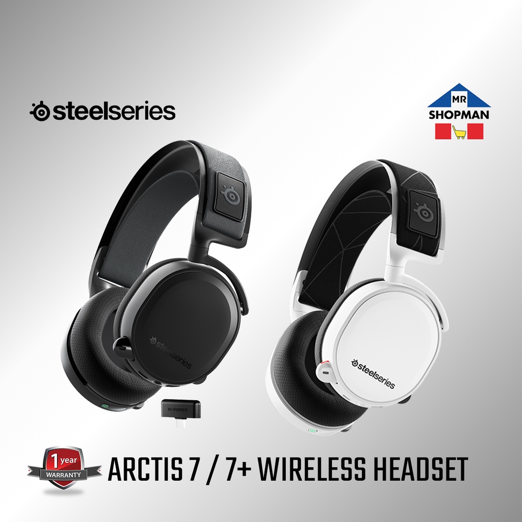 SteelSeries Arctis 7 / 7+ / 7P + Wireless White / Black Gaming Headset