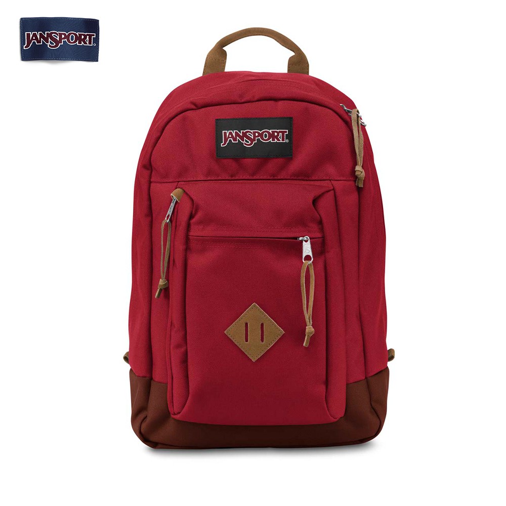 viking red jansport backpack