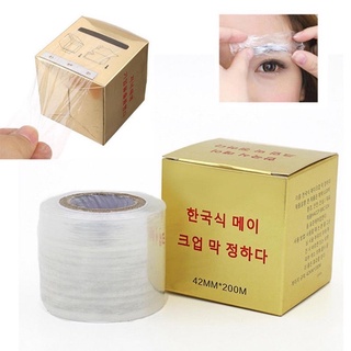 1 box of plastic wrap for eyelashes, eyebrows, eyes, lips, tattoos, transparent and environmentally