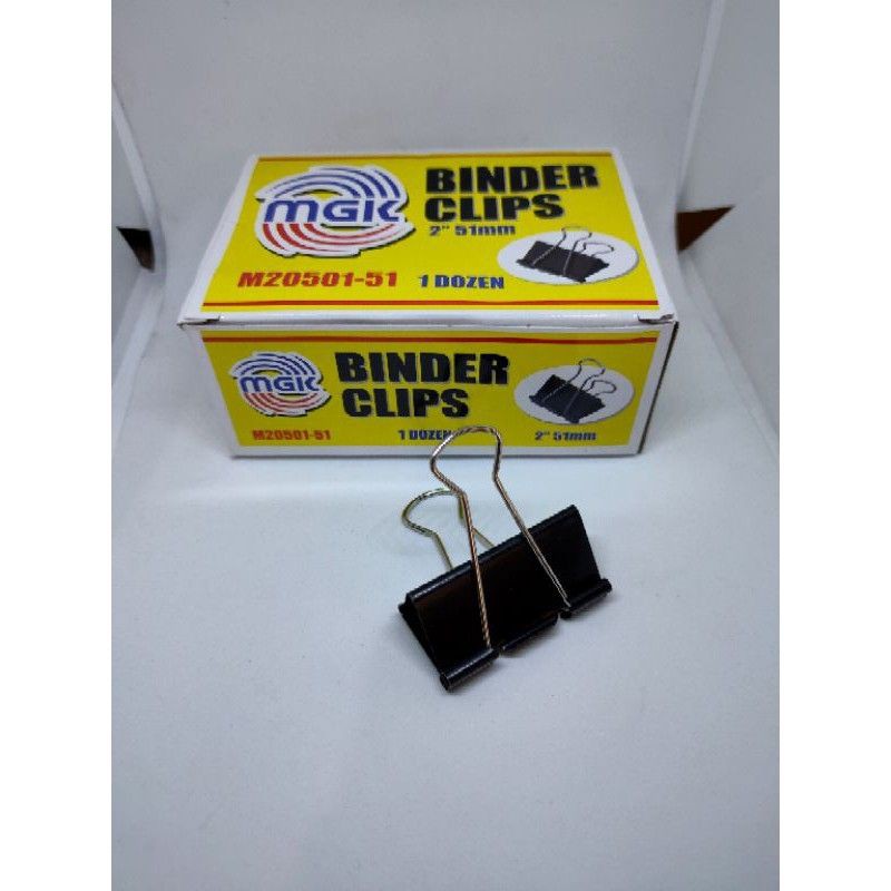 MGK / TM Binder Clip Black Color by Box ( 12 pcs ) Shopee Philippines