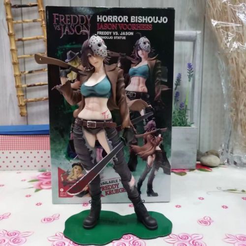 Freddy vs Jason Bishoujo Horror Freddy Jason 2nd Edition 10/" PVC Statue in box
