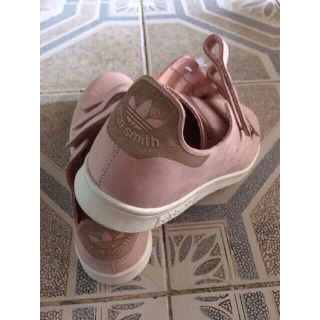 stan smith velcro pink