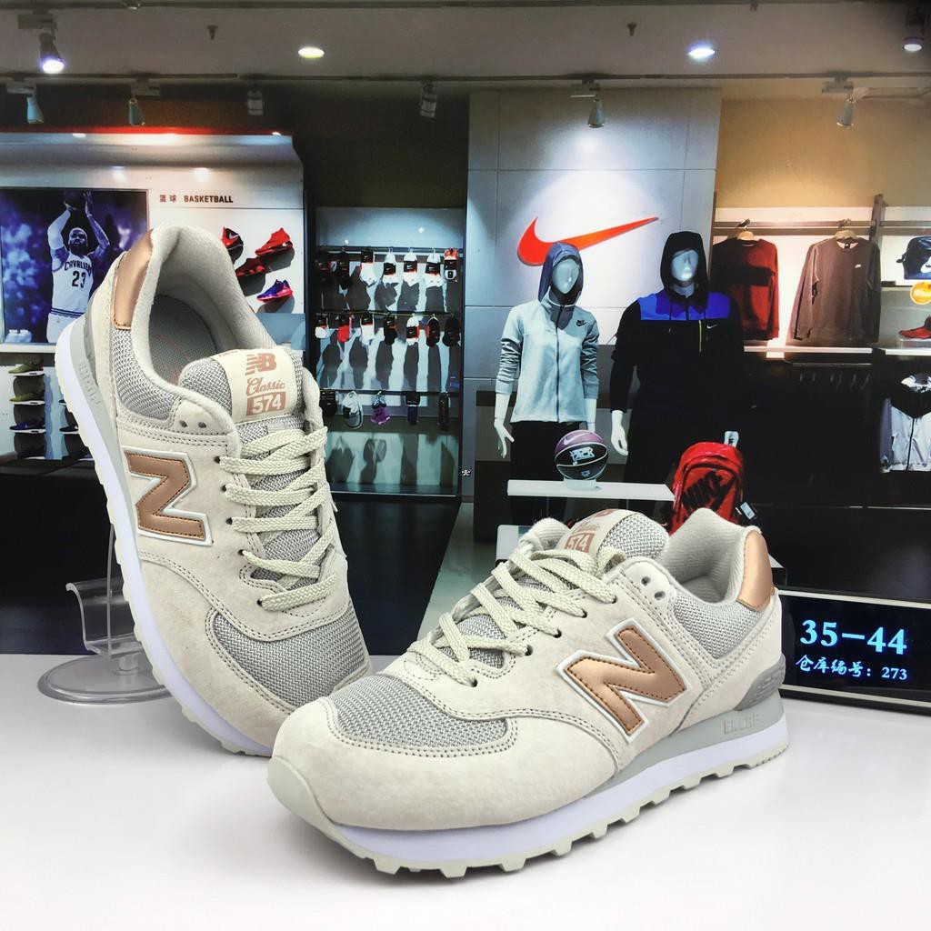 new balance 574 men gold