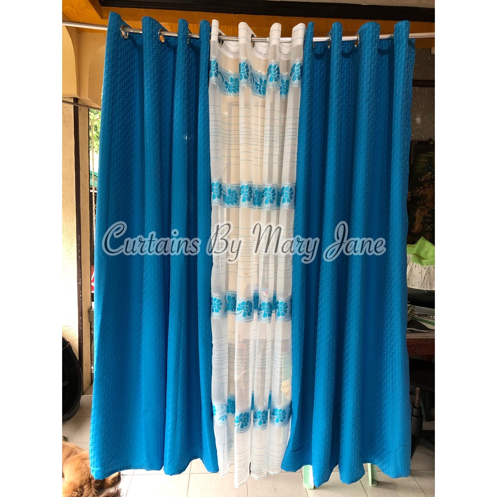 Aqua Blue Sundance Thai Silk Shopee Philippines