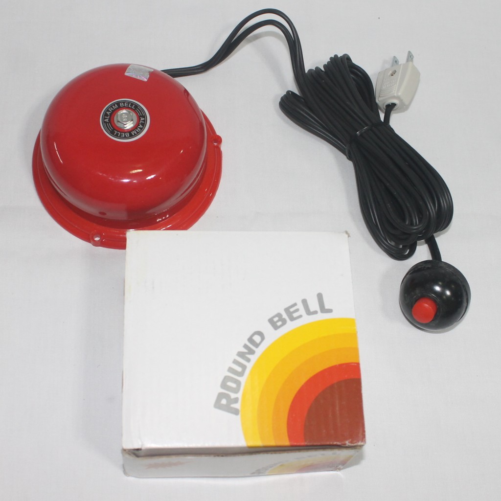BASKETBALL BUZZER 5M WIRE WITH ROUND BELL WITH SWITCH 4" 6” 10” 8” 12