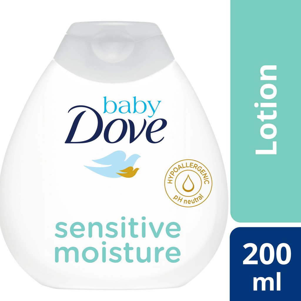 Baby Dove Hypoallergenic Neutral Baby Lotion Sensitive Moisture 200ml | Shopee Philippines