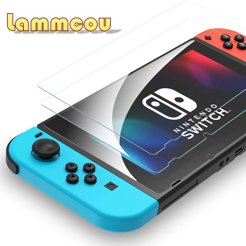 Lammcou Protective Tempered Glass Compatible with Nintend Switch Lite