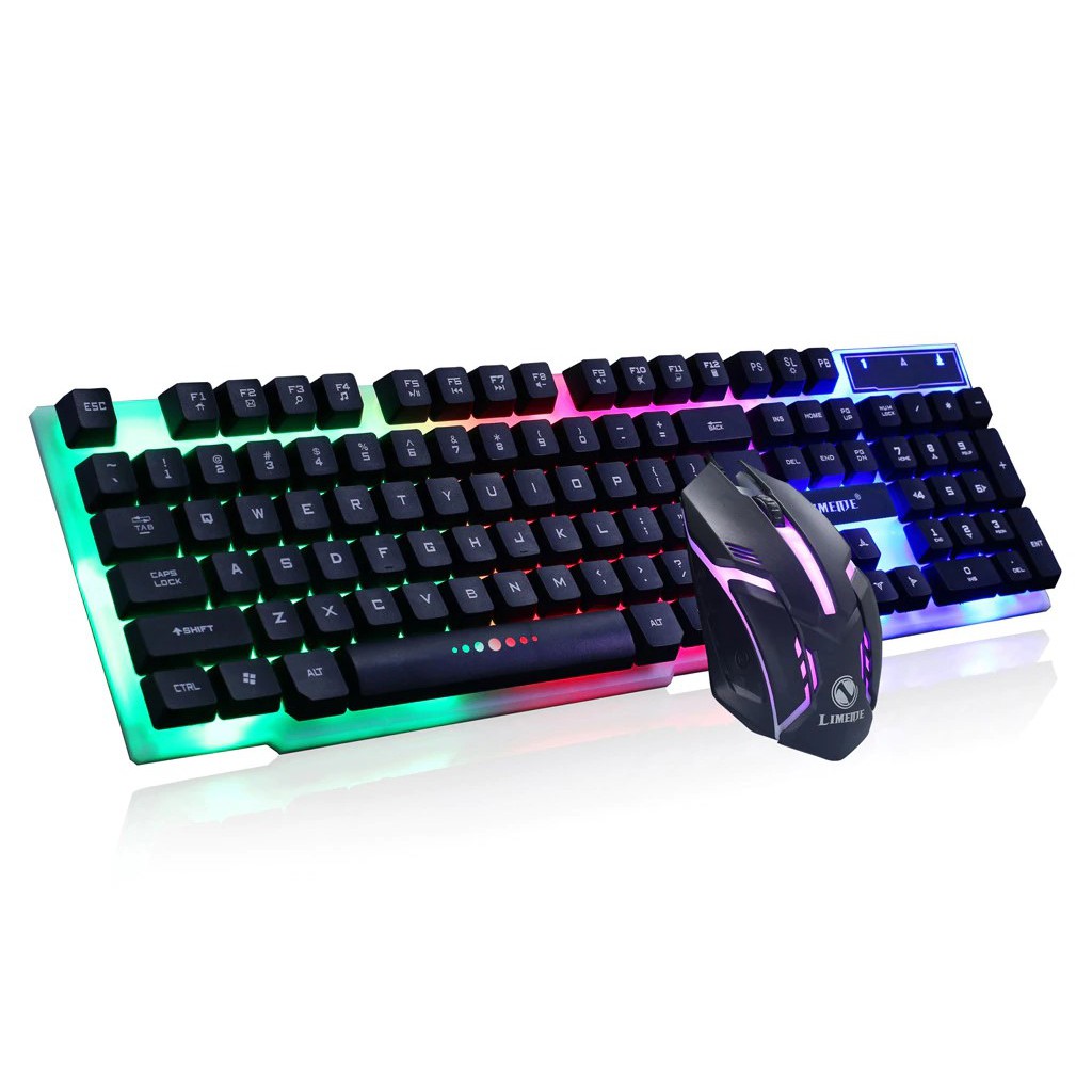 TNJ GTX300 Backlight Suspension Gaming Keyboard and Mouse Set | Shopee ...