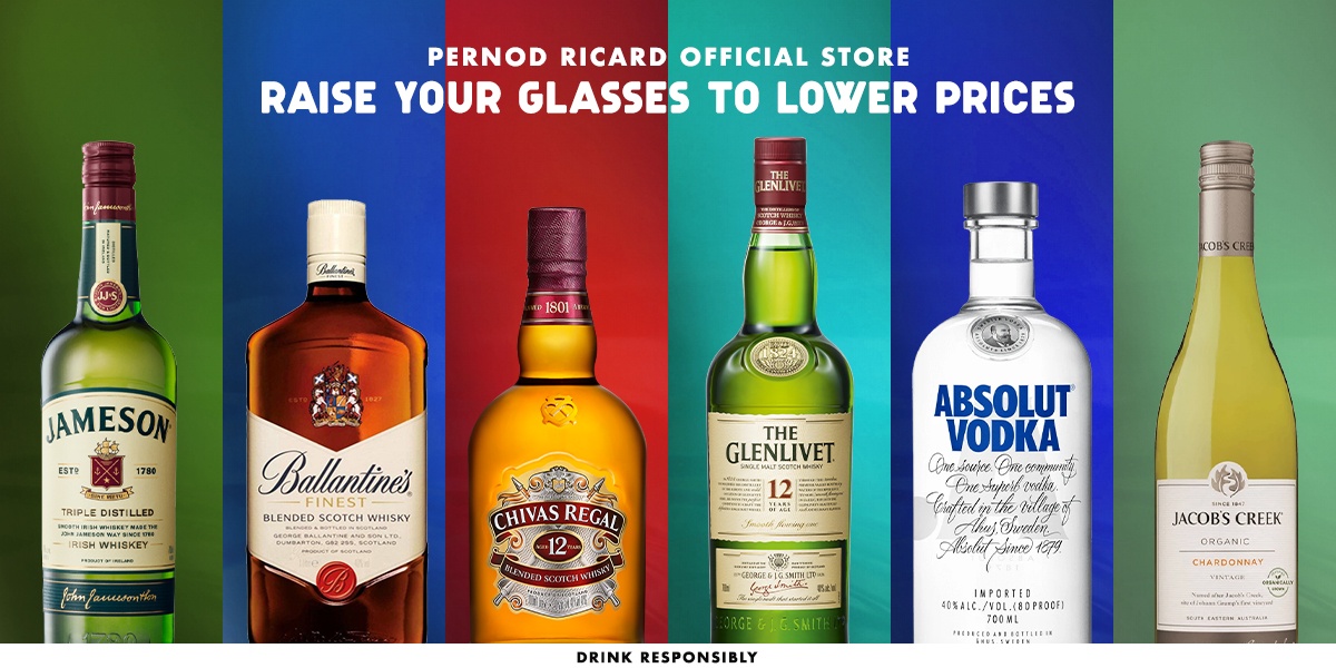 Pernod Ricard Official Store, Online Shop Shopee Philippines