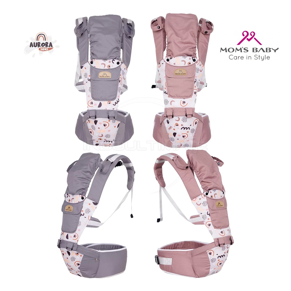 7in1 Way Front Carrier Latest Model 2023 MOMS BABY Hipseat Baby + Head Protector BY-197 Latest Model Baby Carrier Front Sitting Baby Carrier Side Baby Carrier Multifunctional Carrier Instant Baby Carrier Anti-Stress Baby Carrier — view 4