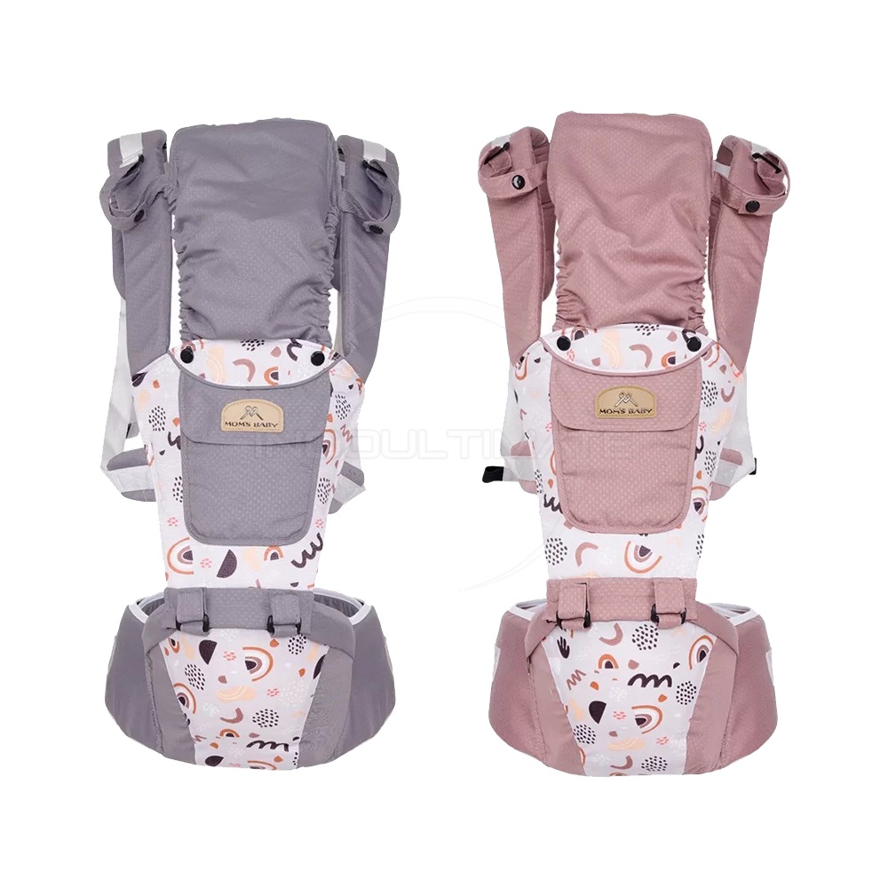 7in1 Way Front Carrier Latest Model 2023 MOMS BABY Hipseat Baby + Head Protector BY-197 Latest Model Baby Carrier Front Sitting Baby Carrier Side Baby Carrier Multifunctional Carrier Instant Baby Carrier Anti-Stress Baby Carrier — view 3