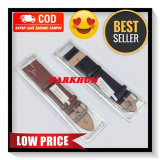 HITAM Best Quality LEATHER STRAP Fine Imported 12 14 16 18 20 22 24MM BLACK BROWN LEATHER Best BAND WATCH STRAP 12MM 14MM 16MM 18MM 20MM 22MM 24MM 1 2cm BLACK BROWN WATCH