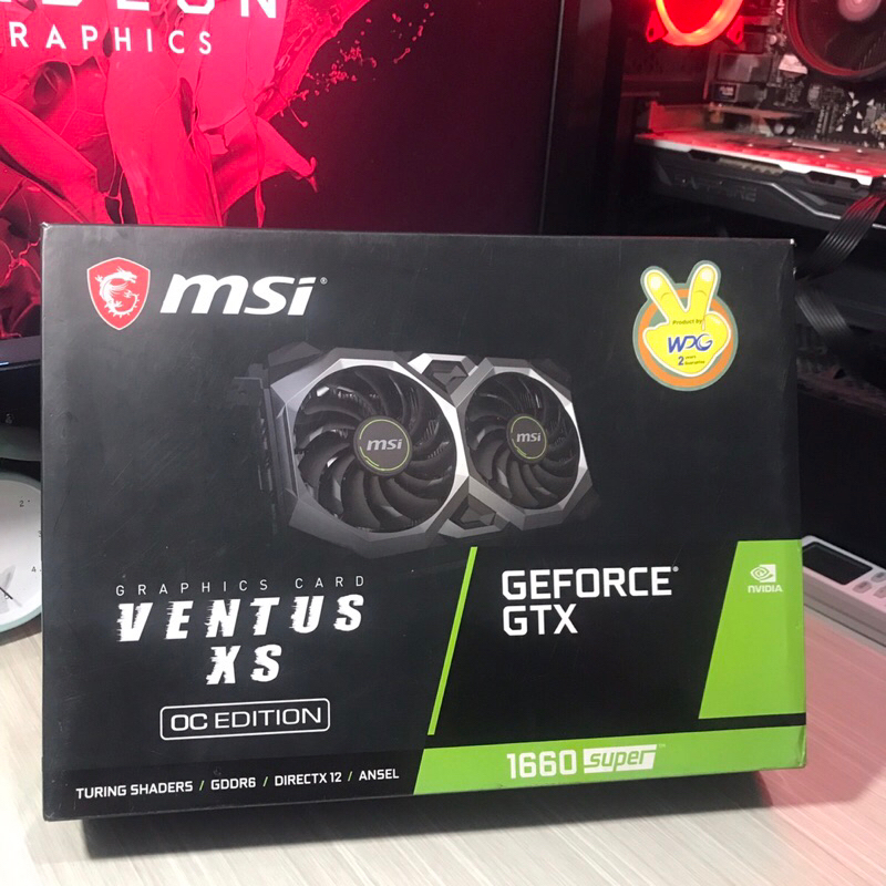 Second] Dus/box MSI Geforce GTX 1660 Super Ventus X OC Edition Shopee  Philippines