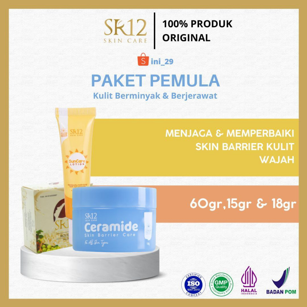 Sr12 BEGINNERS PACKAGE FOR ACNE AND SENSITIVE OILY SKIN