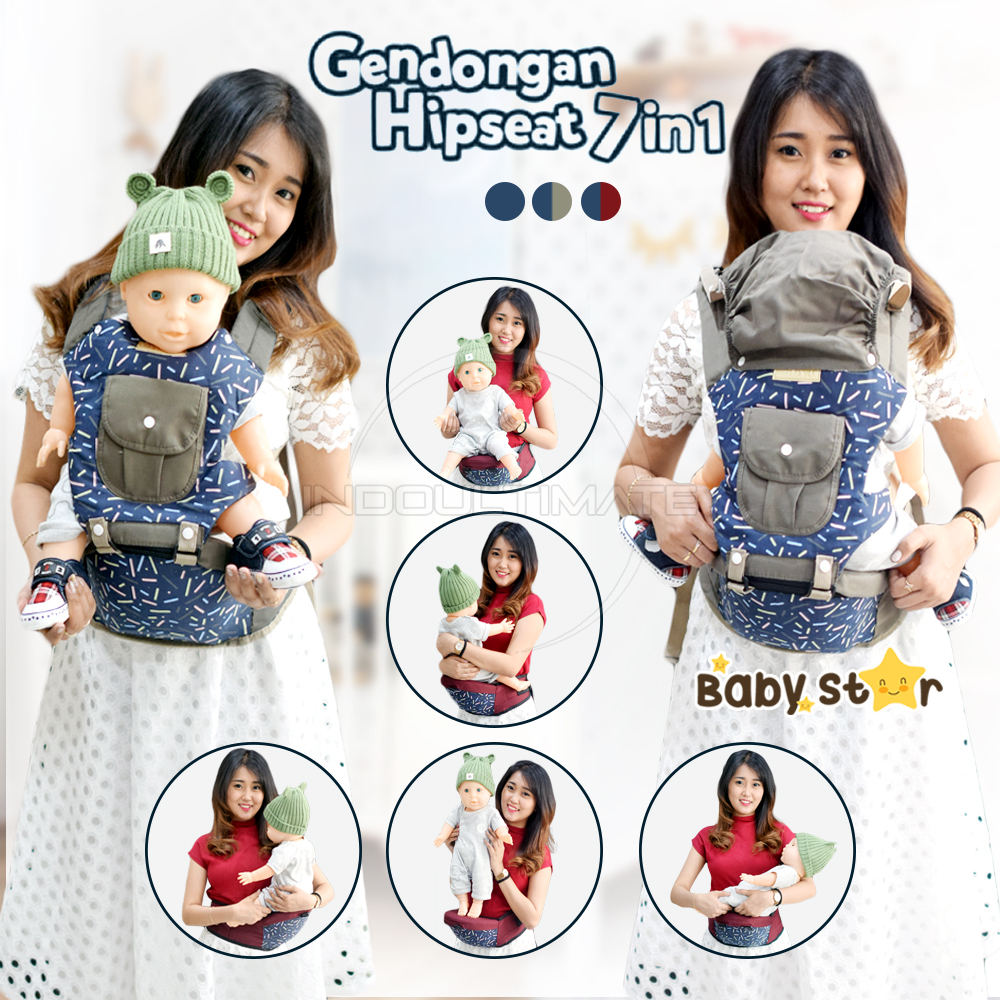 BABY STAR Baby Hipseat Carrier + Hat GBS-100 Front Baby Carrier Hipseat Baby Carrier Latest Multifunctional Side Baby Carrier Instant Anti-Stress Carrier — view 2