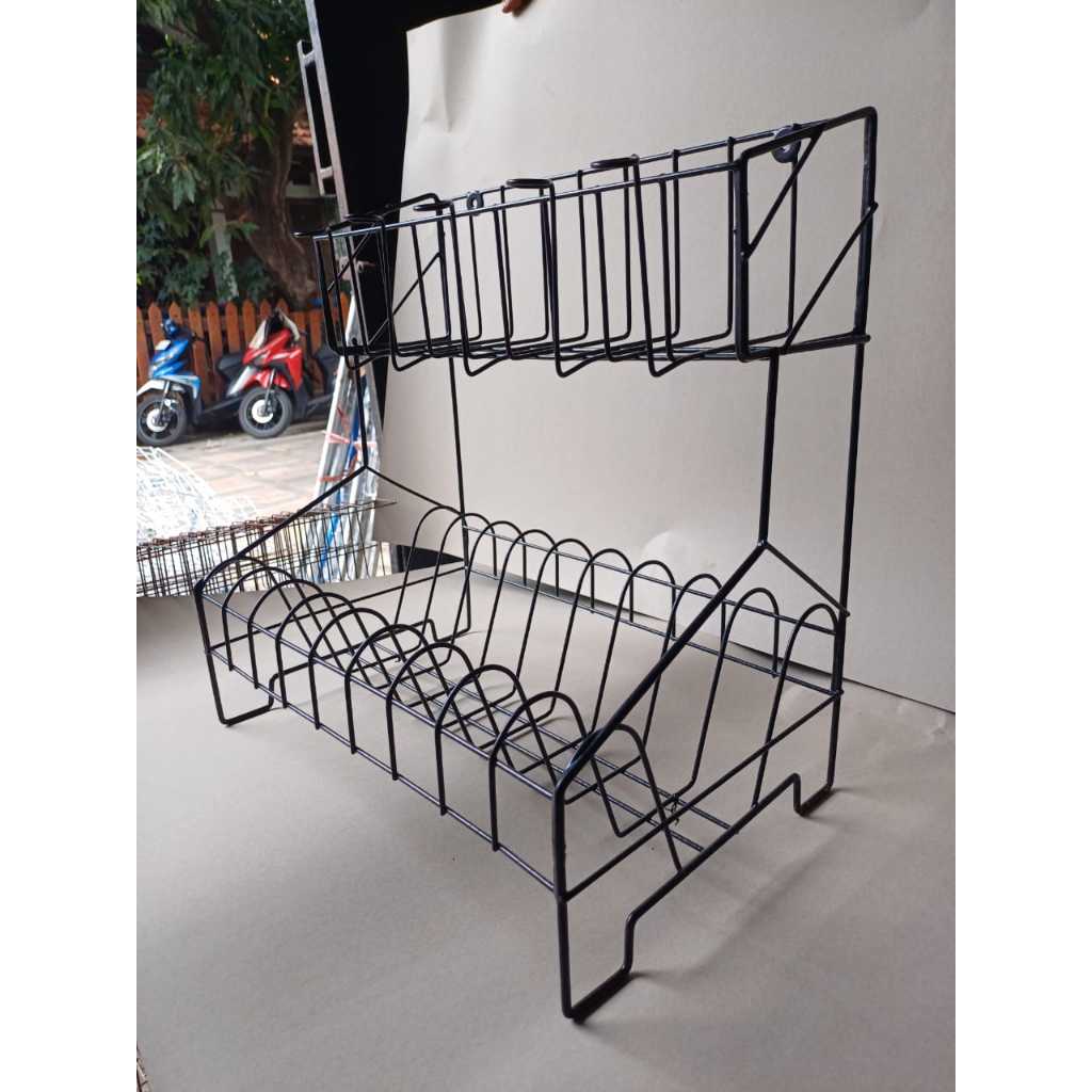 2-tier Hanging Sink Dish Rack