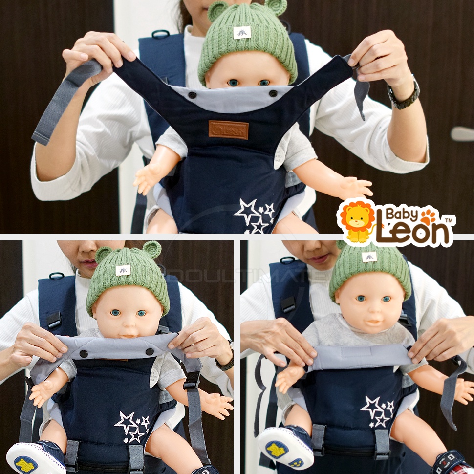 Fresh 5in1 Way Baby Hipseat Carrier BABY LEON + Head Protector ARROW SERIES BY-6080 / BY-6088 (Without Hat) Front Sitting Baby Carrier Side Baby Carrier Multifunctional Carrier Instant Baby Carrier Anti-Stress Baby Carrier — view 7