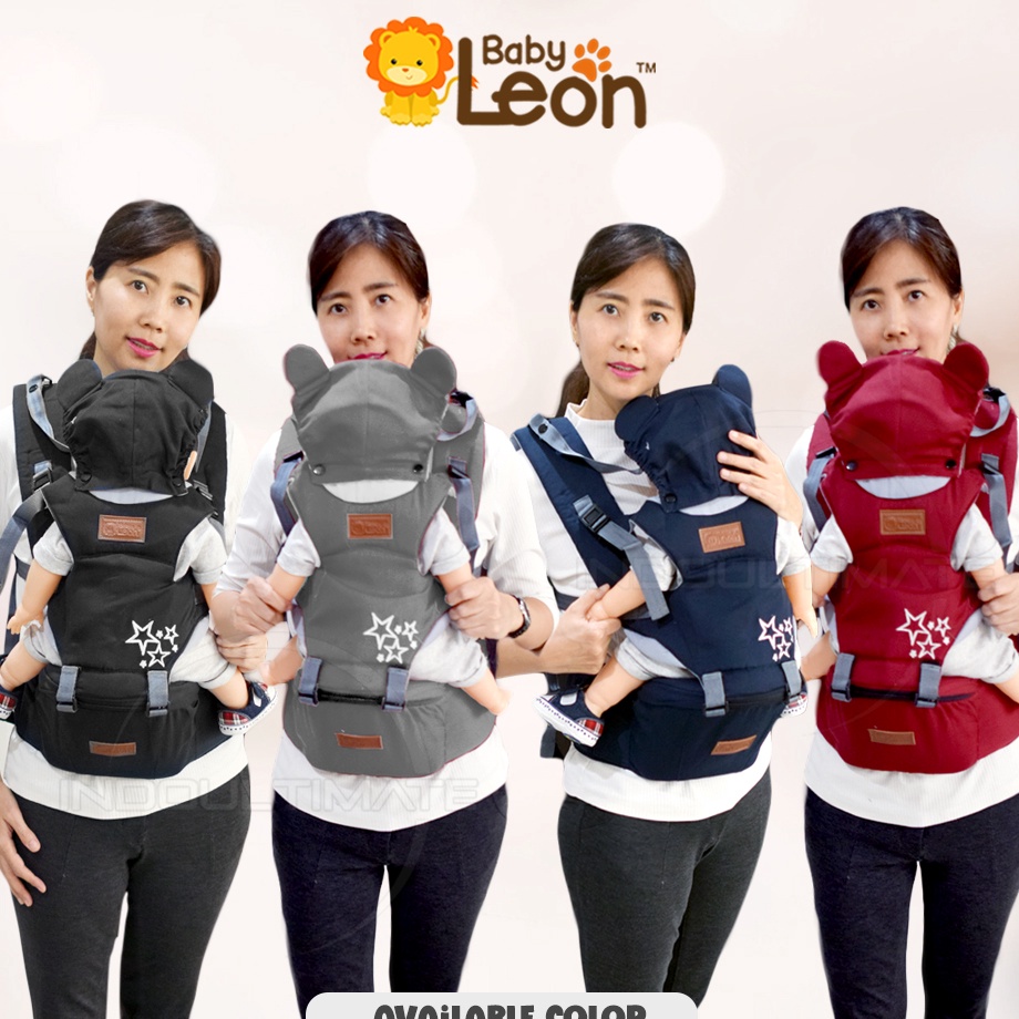 Fresh 5in1 Way Baby Hipseat Carrier BABY LEON + Head Protector ARROW SERIES BY-6080 / BY-6088 (Without Hat) Front Sitting Baby Carrier Side Baby Carrier Multifunctional Carrier Instant Baby Carrier Anti-Stress Baby Carrier — view 4