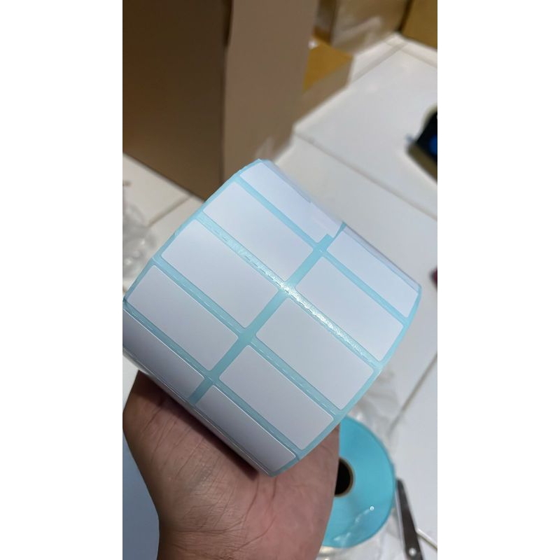 2 line barcode label size 33x15mm / contains 5.800 pcs / semicoated ...