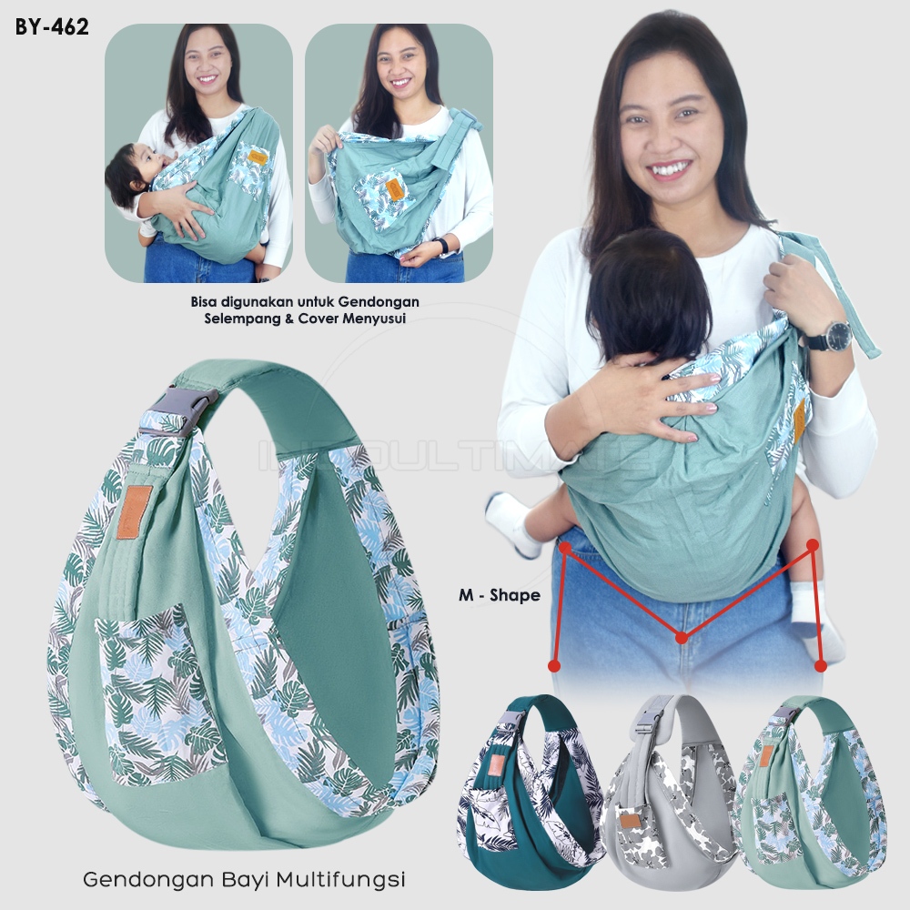 Multifunctional Front Carrier Newborn Baby Carrier BY-460 Practical Baby Carrier Cloth Carrier Side Carrier Front Baby Sling Carrier Shape Suitable for Traveling Lightweight Buckle Sling Baby — view 2