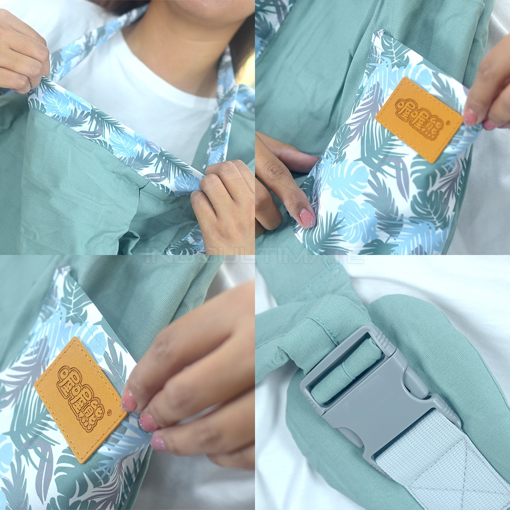 Multifunctional Front Carrier Newborn Baby Carrier BY-460 Practical Baby Carrier Cloth Carrier Side Carrier Front Baby Sling Carrier Shape Suitable for Traveling Lightweight Buckle Sling Baby — view 4