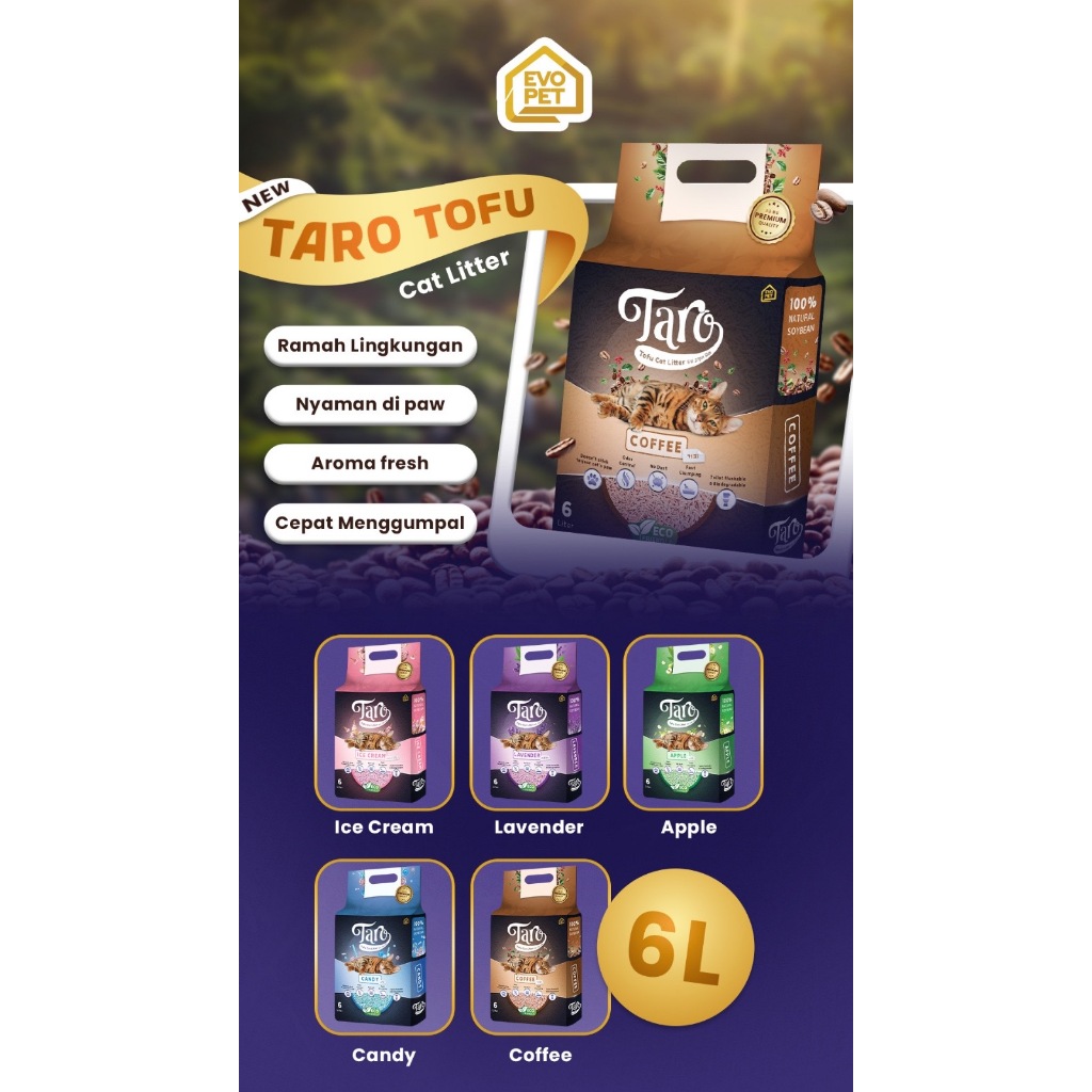 TARO TOFU - Taro Tofu Cat Litter 6L - Image 4