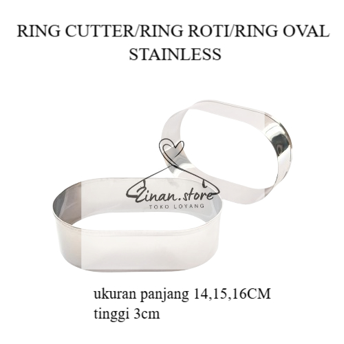 BREADRing STAINLESS OVALRing 1pcs