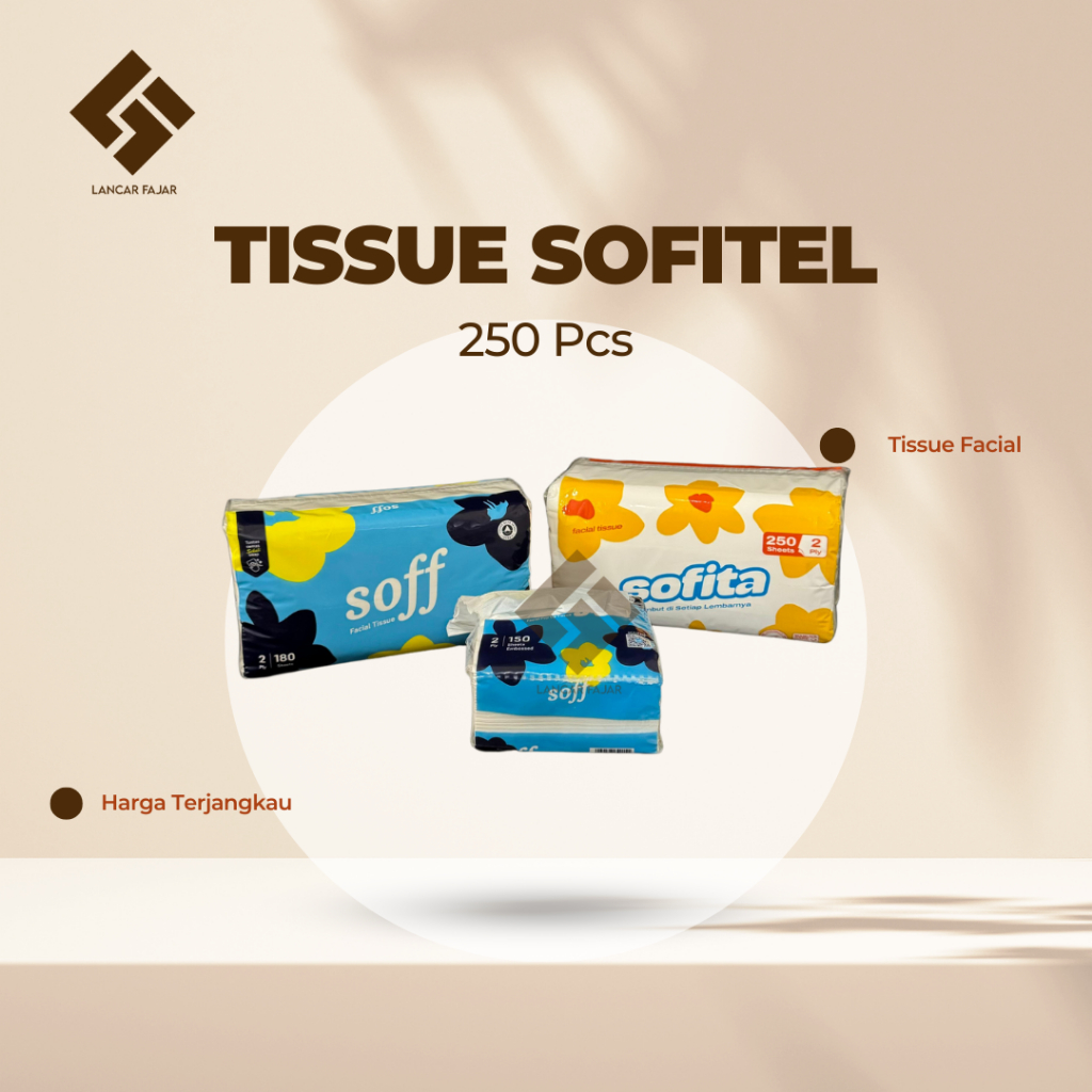 Sofita Tissue 2 Ply 250 Sheets | 180 Sheets | 150 Sheets | Soft Facial Tissue Box | CHEAP Facial Tissue