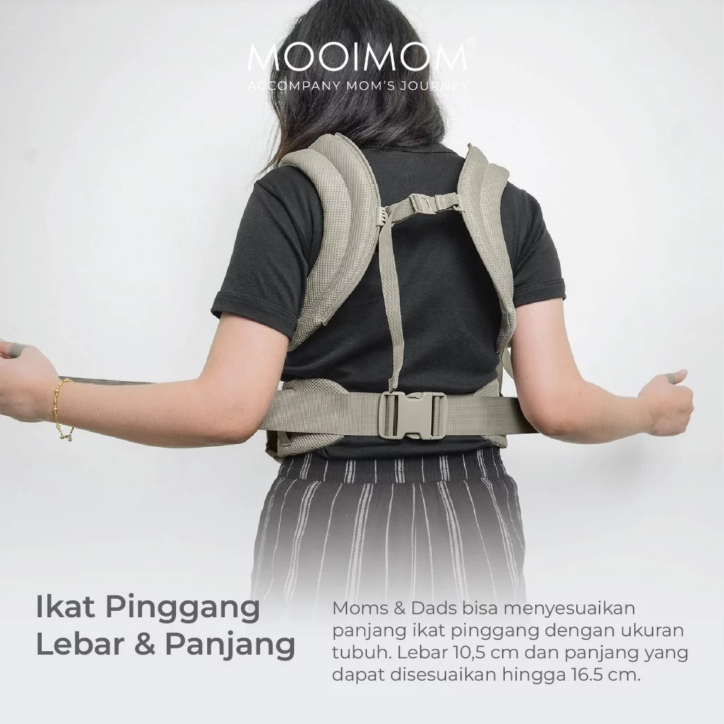 Mooimom SSC Baby Carrierwonder - MOOIMOM wonder Carrier Newborn Baby Carrier/ Up to 3 Years Old M-Shape Baby Carrier/ M-Shaped Carrier/ SSC Carrier/ Baby Carrier Kangaroo Pocket Anti-Hot Breathable Material Soft & Comfortable Fabric — view 3