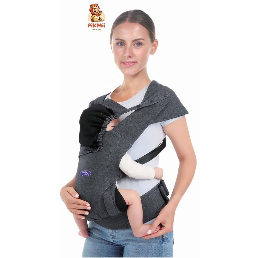 BabySafe - BC010 - M Shape Baby Carrier | Baby Safe M-Shaped Baby Carrier - BC010 - M-Shaped Baby Carrier | Babynkids M Shapepikmii Baby Carrier Baby Carrier Newborn Carrier Baby 0-12 Months