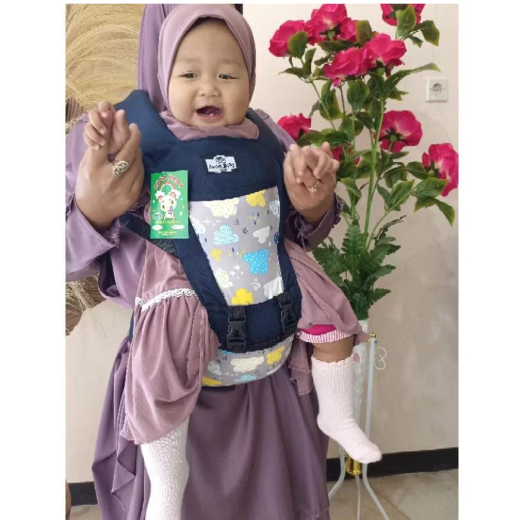 5-position hipseat front baby carrier Haipseat Front baby Carrier 0-12 Months Hipseat baby carrier 5-in-1 front baby carrier baby hipseat/ baby carrier/ front carrier/ — view 3