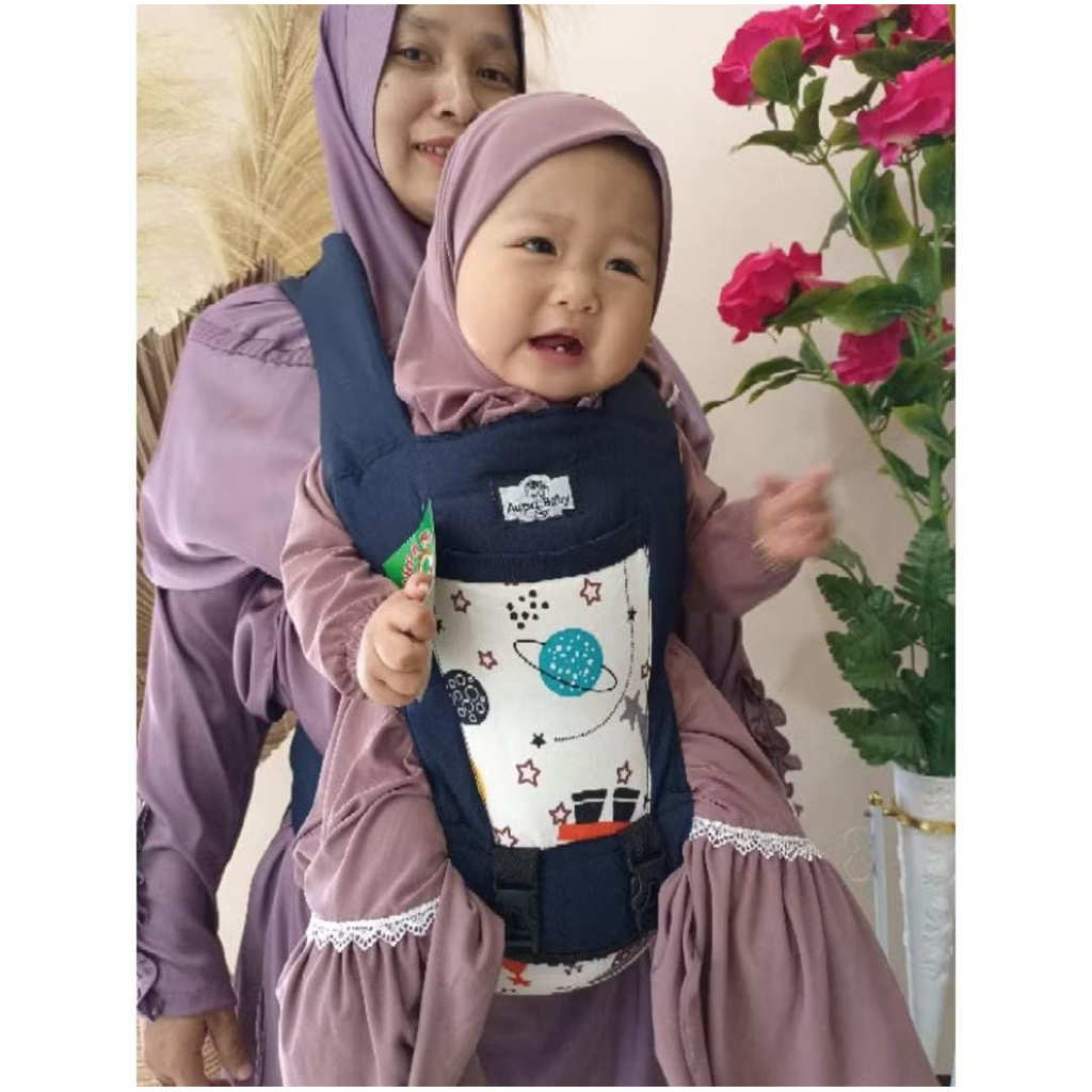 5-position hipseat front baby carrier Haipseat Front baby Carrier 0-12 Months Hipseat baby carrier 5-in-1 front baby carrier baby hipseat/ baby carrier/ front carrier/ — view 2
