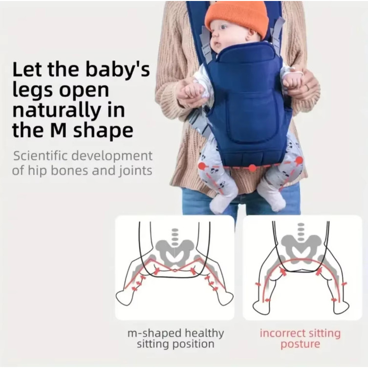 SeaBlingz - MoonWalker Baby Carrier Double Shoulder Newborn Sling Bag - MW049 (Baby Travel Essentials Baby Carrier/Baby Carrier Baby Travel Equipment Baby Carrier) — view 5