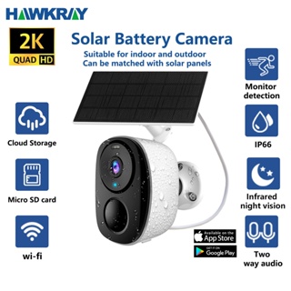 Solar CCTV wireless IP Camera Indoor Outdoor Wifi HD 2K Resolution Home Security  Surveillance Video Night Version Cam Baby 3MP Two Way Audio White/IR Dual Light Support Monitor