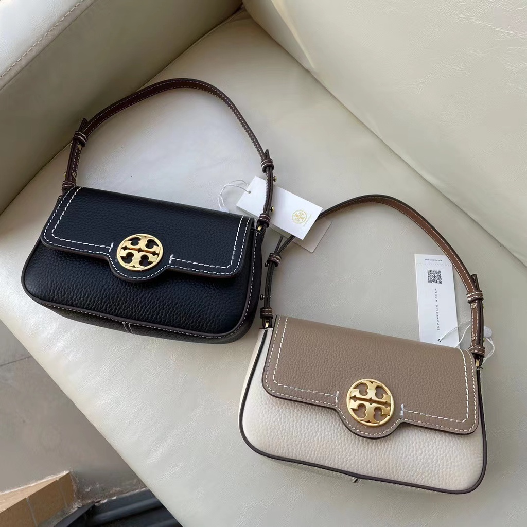 New Arrival！！】Tory Burch Lady's 2023 Counter Latest Felix Outside Stitching  Match Color Cow Leather Handbag Shoulder Bag Crossbody Bag | Shopee  Philippines