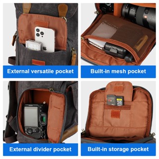 Selens DSLR Camera Bag Multifunctional Camera Backpack Outdoor Travel Camera Video Bag Waterproof Large Capacity Photography Bag With Clapboard for Canon Nikon Sony #3