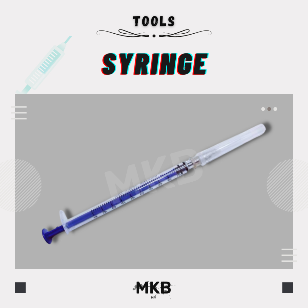 1ml Syringe for Bag Lube Oil Lube Mechanical Keyboard Switches Lube