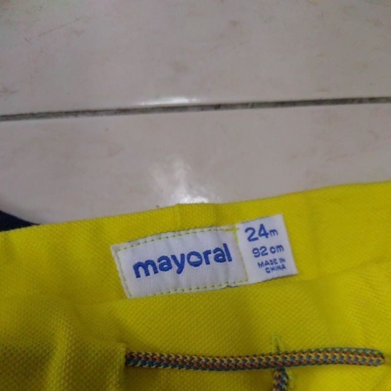 mayoral baby boy cotton pant (12-36m)
