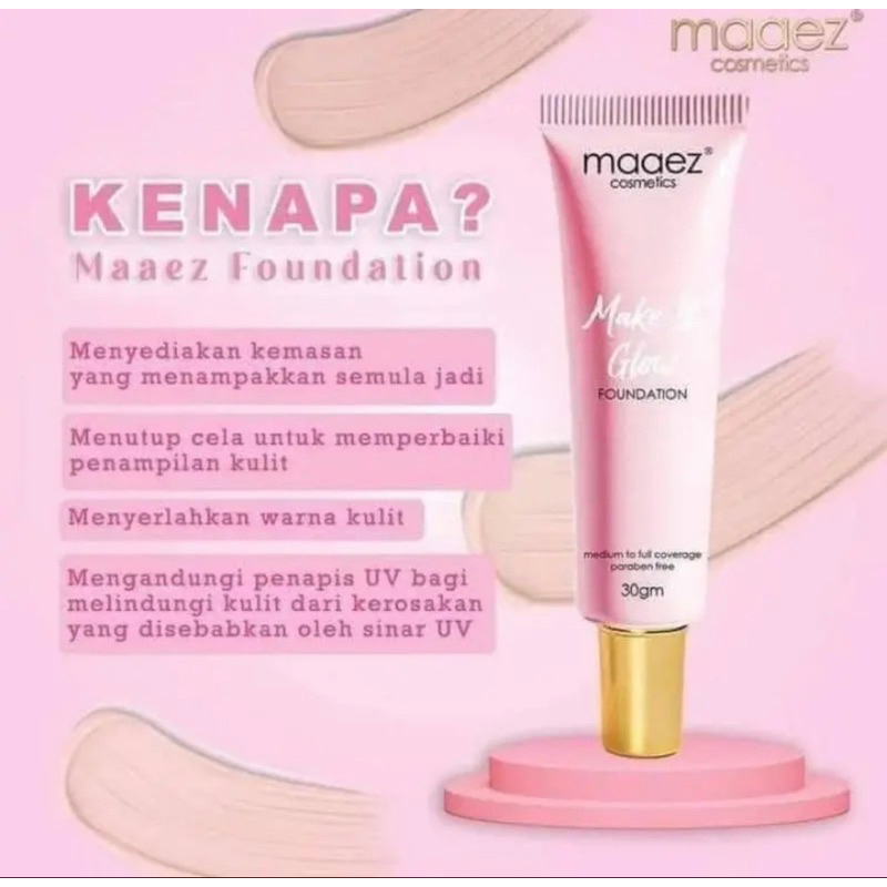 Maaez Foundation Make it Glow by Maaez Cosmetic - Image 4
