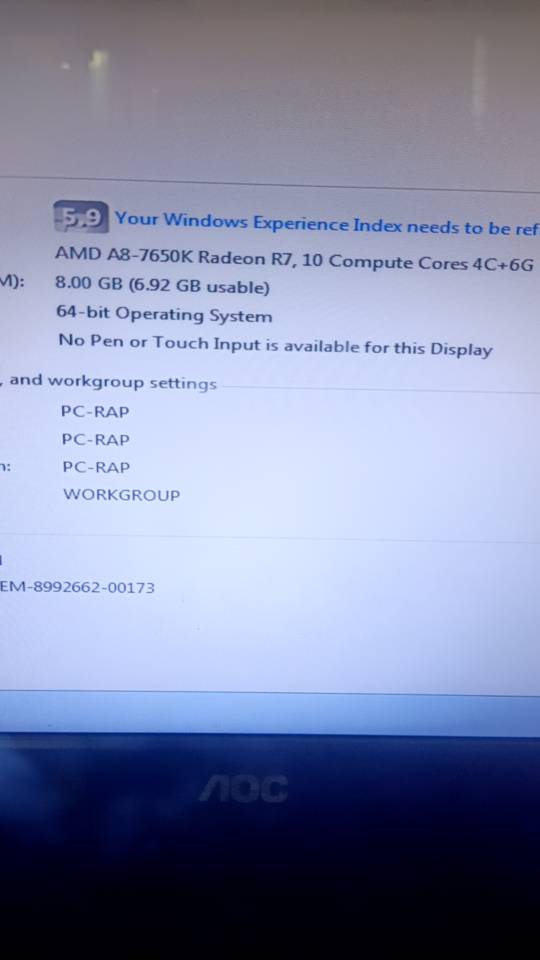 Amd A8 5500 A8 5600k A8 6500 A8 7650k A8 6600k A8 6600 Quad Core Cpu Fm2 Set Display Shopee Philippines