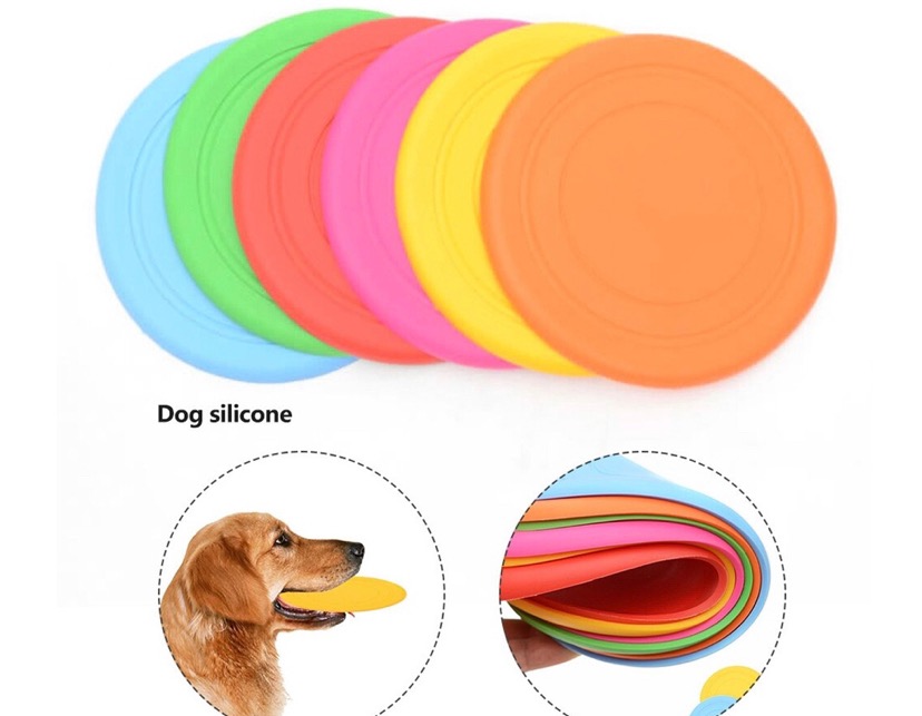 Kong Flyer Exercising Non-Toxic Soft Frisbee Soft Rubber Dog Fetch Toy for Improving Dogs Mental & Physical Development Teething Supports Bigger Breeds 2-Pack Rubber Dog Frisbee Black 