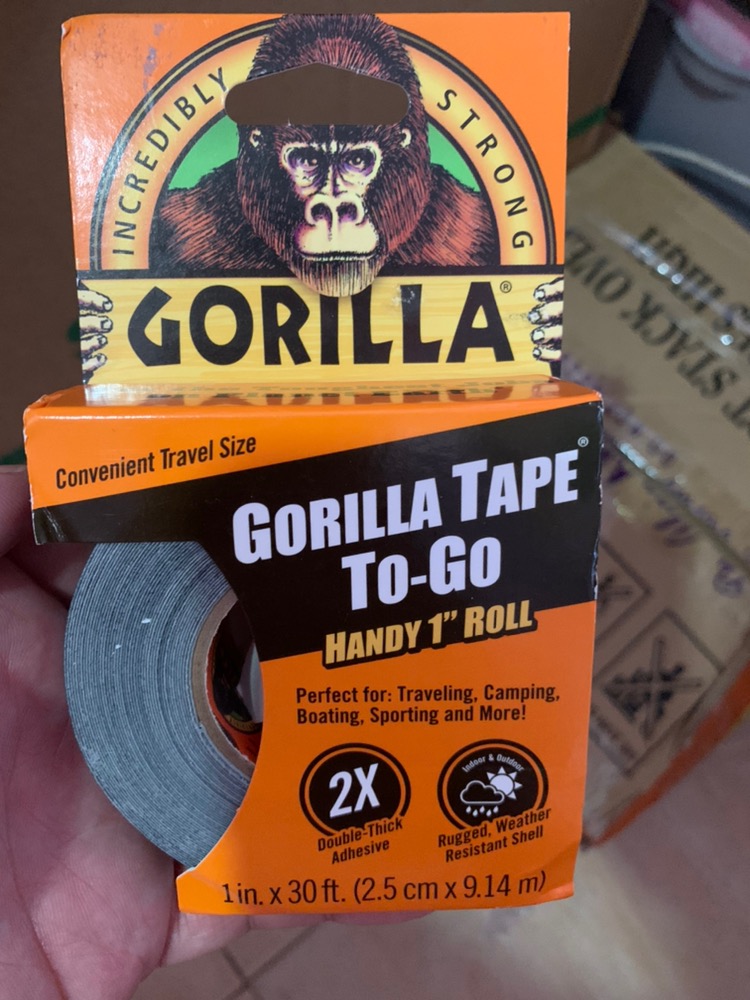 高速配送 Gorilla Tape ホワイト ダクトテープ 1.88インチ 2個セット